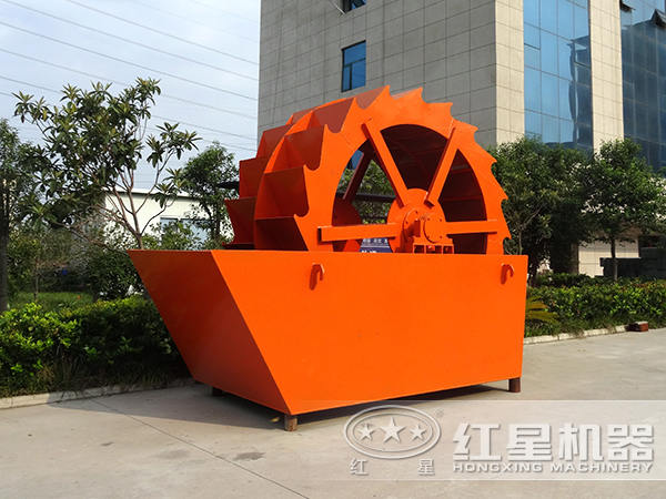 輪斗式洗砂機應用